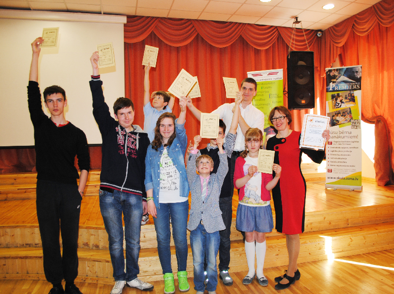 29. aprīlī notikusi konkursa „Ķengurs-2014” uzvarētāju apbalvošana